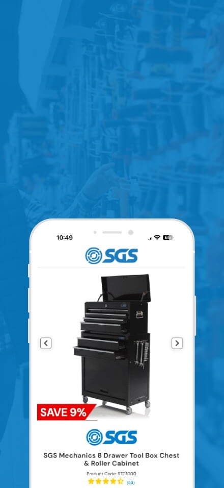 SGS App Splash Screen background image