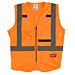 Buy Milwaukee Hi-Visibility Vest - Orange (L / XL) by Milwaukee for only £13.01