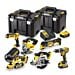 Buy DeWalt DCK665P3T 6 Piece Power Tool Kit, 3x 5Ah Batteries, Charger and 2x Cases by DeWalt for only £739.00