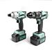 Buy Kielder KWT-TPK-01 18V Cordless Combi Drill & Impact Driver Twin Pack with 2Ah Batteries Charger and Case by Kielder for only £167.96
