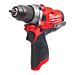 Buy Milwaukee M12FPP2AQ-202X 12V Fuel Combi Drill and Surge Impact Driver - 2x 2Ah Batteries, Charger and Case by Milwaukee for only £312.47