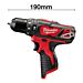Buy Milwaukee M12BPD-0 M12 12V Combi Drill (Body Only) by Milwaukee for only £129.58