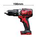 Buy Milwaukee M18BPD-0X M18 18V Combi Drill (Body Only) with Free Case by Milwaukee for only £71.84