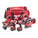 Buy Milwaukee M18FPP6D2-503B 6 Piece M18 FUEL Power Pack - Drill Impact Driver Circular Saw Jigsaw Grinder Torch Batteries Charger and Tool Bag by Milwaukee for only £858.68