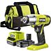 Buy Ryobi ONE+ BIW180M 18V, 265Nm Impact Wrench, 2.0 Ah Battery, Charger and Bag Bundle by Ryobi for only £166.43