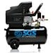 Buy SGS 24 Litre Direct Drive Air Compressor & Spray Gun Kit - 9.6CFM 2.5HP 24L by SGS for only £118.51