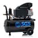 Buy SGS 24 Litre Direct Drive Air Compressor & 5 Piece Tool Kit - 5.5 CFM, 1.5 HP by SGS for only £125.99