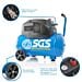 Buy SGS 24 Litre Oil-Less Air Compressor & 5 Piece Air Tool Kit - 6.3 CFM, 1.6 HP by SGS for only £111.17