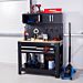 Buy SGS Garage Workbench with Pegboard, Wall Cabinets and Sockets STC4500 by SGS for only £349.98