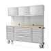 Buy SGS 72 Stainless Steel 15 Drawer Work Bench with 3 Upper Cabinets & Side Cabinet by SGS for only £1,328.41