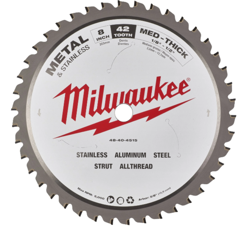 Buy Circular Saw Blade for Metal. M 203x15,87x42 - 1pc by Milwaukee for only £62.06