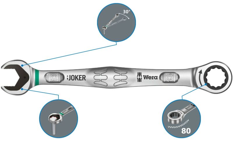 Buy Wera 5073272001 Joker Combination Ratchet Spanner 12 mm by Wera for only £20.81