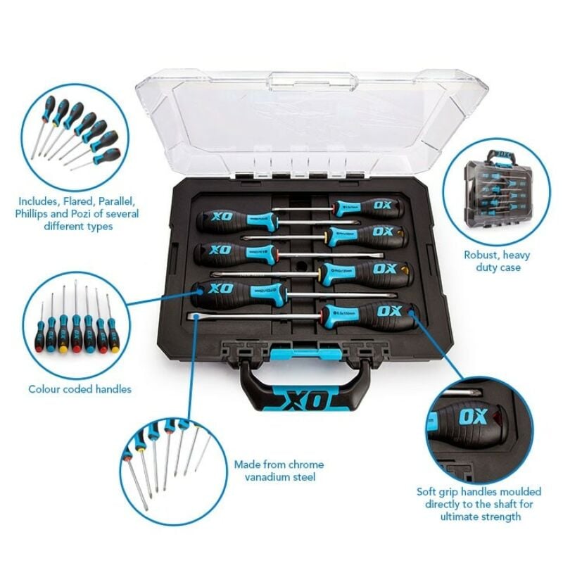 Buy OX Pro 7 Piece Screwdriver Set by OX Tools for only £31.19