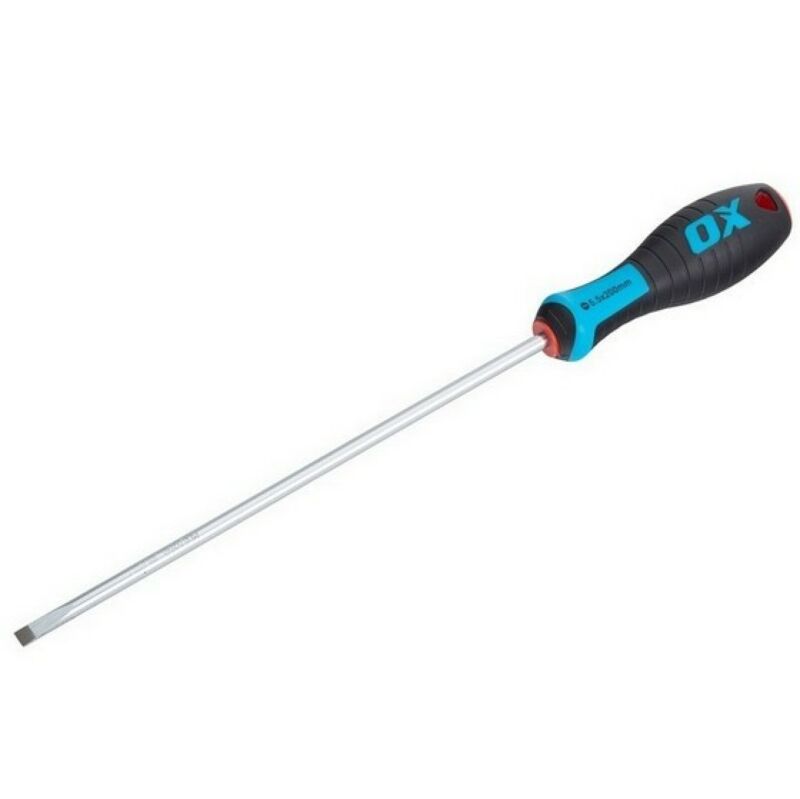 Buy OX Tools Pro Slotted Parallel Screwdriver 200x5.5mm by OX Tools for only £4.18