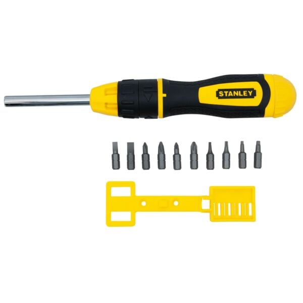 Buy Stanley 0-68-010 Multibit Ratcheting Screwdriver +10 B by Stanley for only £14.39