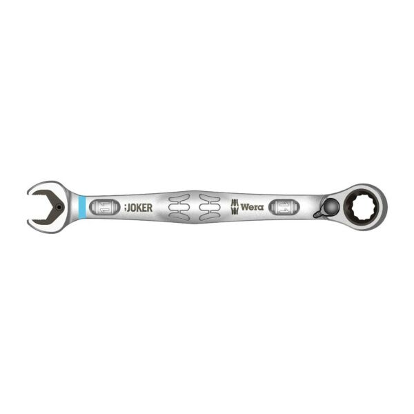 Buy Wera 05020066001 Ratcheting Combination Wrench Joker Reversible 11x165mm Cyan 11 mm by Wera for only £25.55