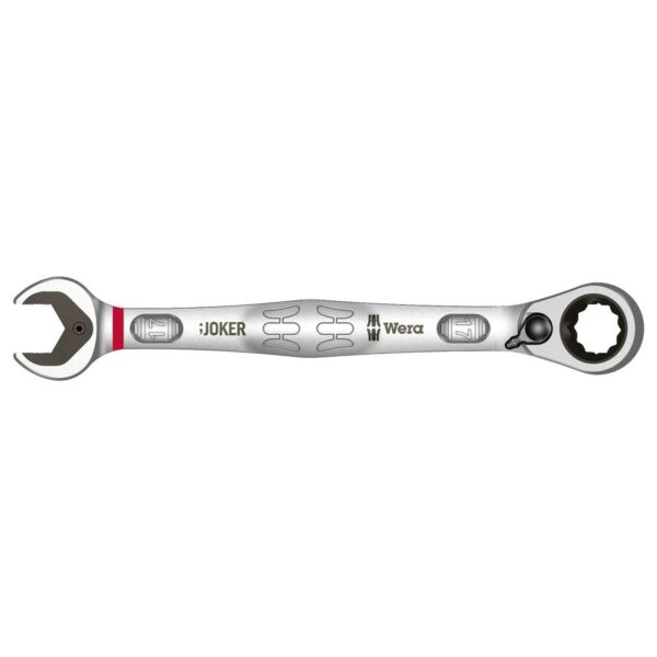Buy Wera 05020072001 Ratcheting Combination Wrench Joker Reversible 17x225mm red 17 mm by Wera for only £42.46