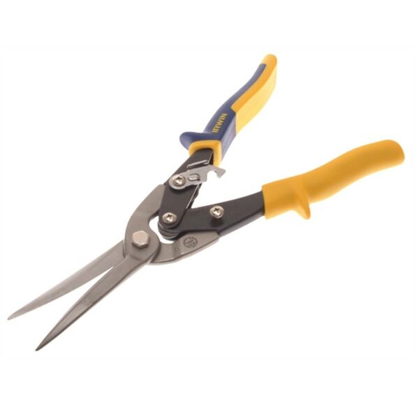 Buy Irwin 10504314N Extra Cut Aviation Snips 304 Straight Cut & Wide Curves by Irwin for only £6.07
