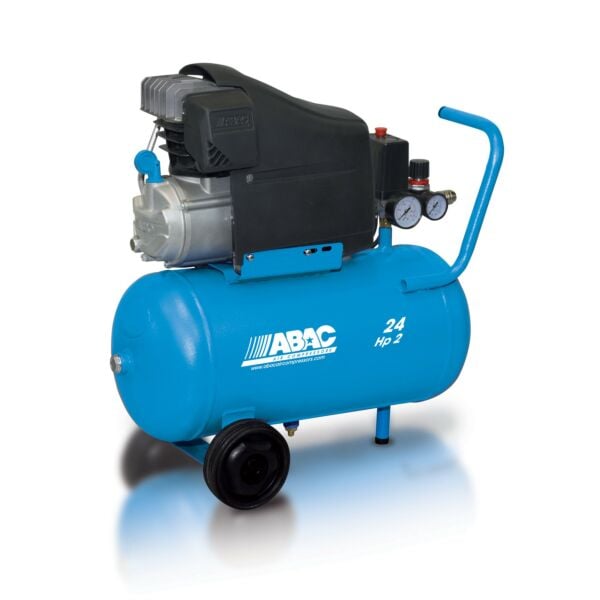 Buy ABAC Pole Position Air Compressor L20 - Oil Lubricated, 24L, 2HP, 7.8 CFM by ABAC for only £198.00