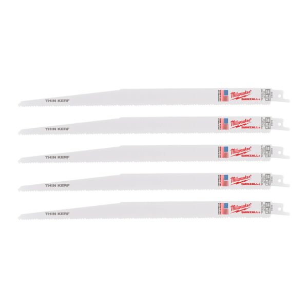 Buy Milwaukee 48005094 Sawzall 300mm Universal Blades 8/12TPI - 5pk by Milwaukee for only £22.63