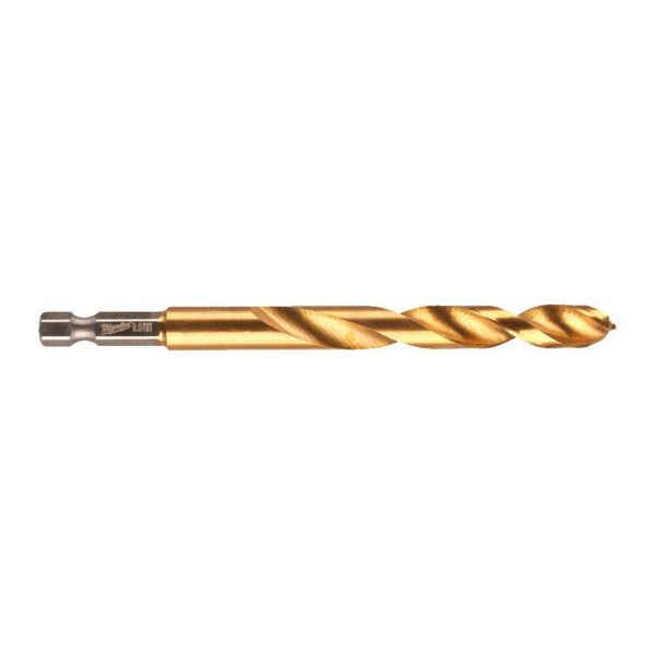 Buy Milwaukee 48894721 Shockwave HSS-G TiN Red Hex Drill Bit 9 mm by Milwaukee for only £3.97