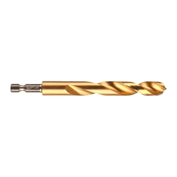Buy Milwaukee 48894727 Shockwave HSS-G TiN Red Hex Drill Bit 12 mm by Milwaukee for only £7.55