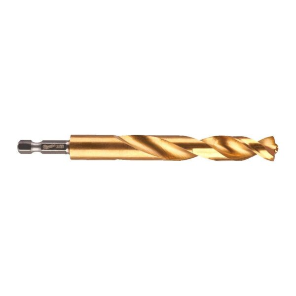 Buy Milwaukee 48894729 Shockwave HSS-G TiN Red Hex Drill Bit 13 mm by Milwaukee for only £7.21