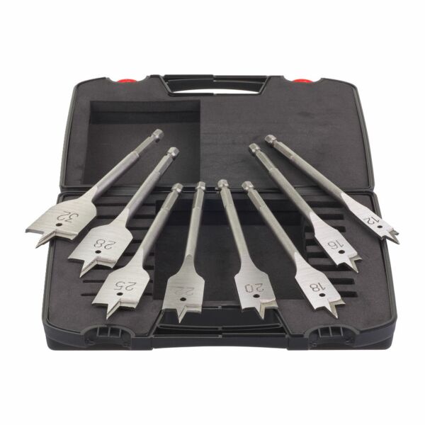 Buy Milwaukee Flat Boring Drill Bit Set - 8pcs by Milwaukee for only £20.26