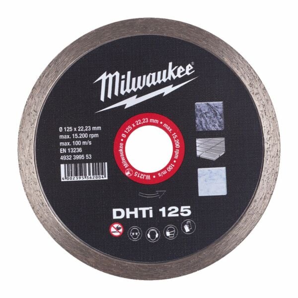 Buy Milwaukee Diamond Blade DHTi - 1pc-125mm by Milwaukee for only £9.44