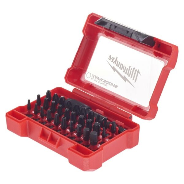 Buy Milwaukee 4932464240 Shockwave Screwdriver Bit Set - 27pk by Milwaukee for only £14.23