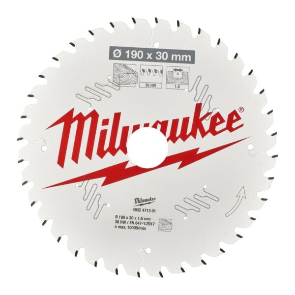 Buy Milwaukee 4932471301 Circular Saw Blades For Hand Held Circular Saws by Milwaukee for only £26.27