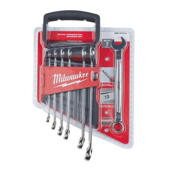 Buy Milwaukee 4932471341 7 pcs Combination Spanner Set (Metric) by Milwaukee for only £20.08