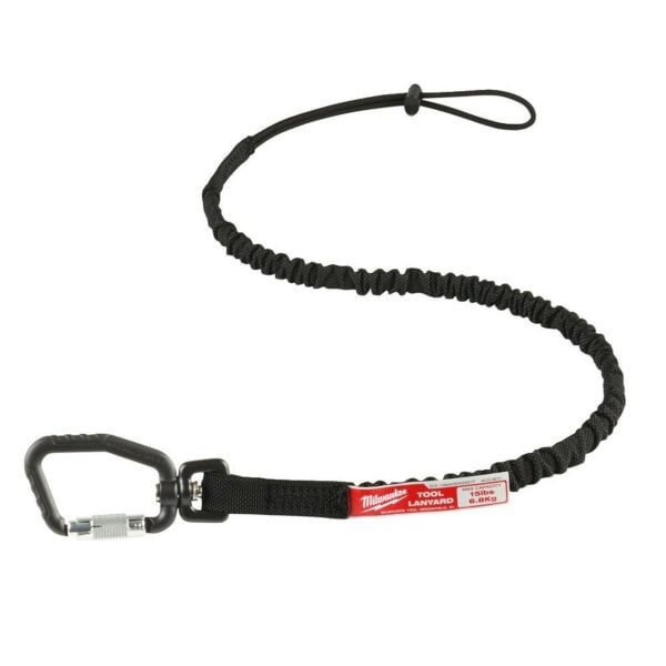 Buy Milwaukee 4932471352 6.8 kg Locking Tool Lanyard - 1pc by Milwaukee for only £20.81