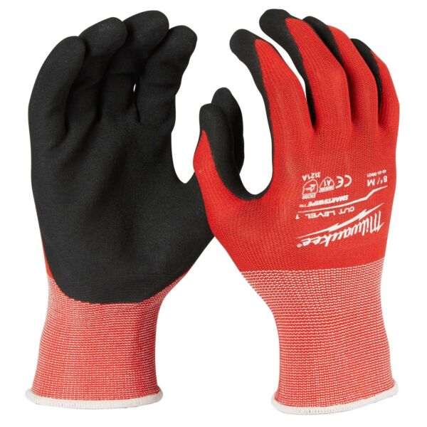 Buy Milwaukee Cut level 1 Dipped Gloves - Large - 12pk by Milwaukee for only £33.32