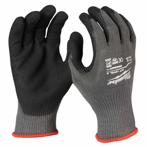 Buy Milwaukee Cut level 5 Dipped Gloves - Medium by Milwaukee for only £13.43
