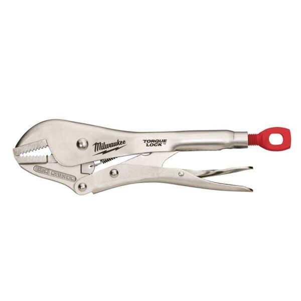 Buy Milwaukee 4932471726 10 Torque Lock Straight Jaw Locking Pliers - 1pc by Milwaukee for only £13.28