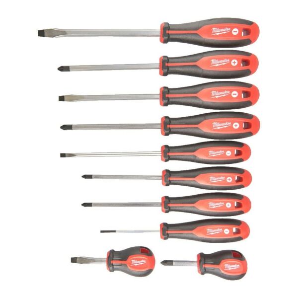 Buy Milwaukee 10pc Tri-Lobe Screwdriver Set 3 by Milwaukee for only £17.60