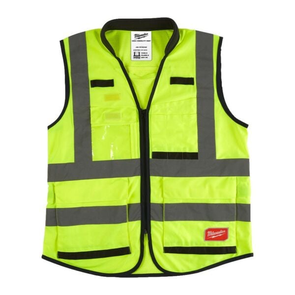 Buy Milwaukee Premium Hi-Visibility Vest - Yellow (L/XL) by Milwaukee for only £18.73