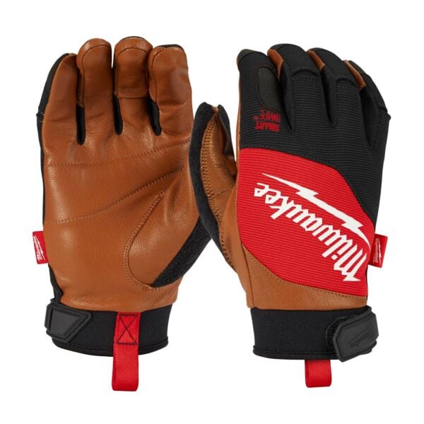 Buy Milwaukee Hybrid Leather Gloves - XL by Milwaukee for only £17.95