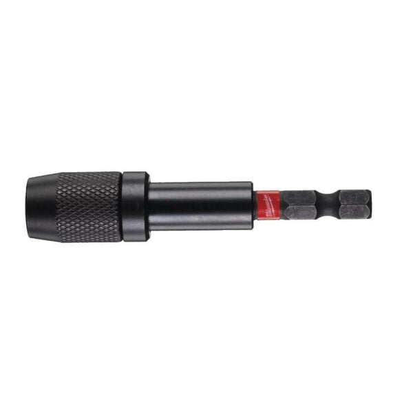Buy Milwaukee 4932472064 Shockwave Locking Bit Holder - 73mm 1/4 Inch Reception Impact Duty High Torque Applications by Milwaukee for only £6.31