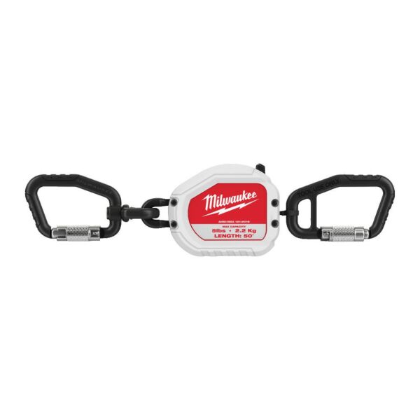 Buy Milwaukee 4932472106 2.2 kg Quick-Connect Retractable Tool Lanyard -1pc by Milwaukee for only £35.66