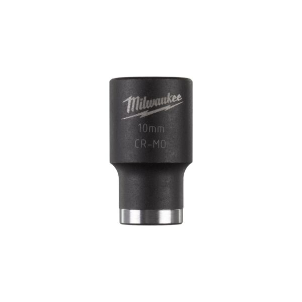 Buy Milwaukee 4932478009 3/8” Sq. Shockwave Impact Socket (Short), 10mm by Milwaukee for only £2.45