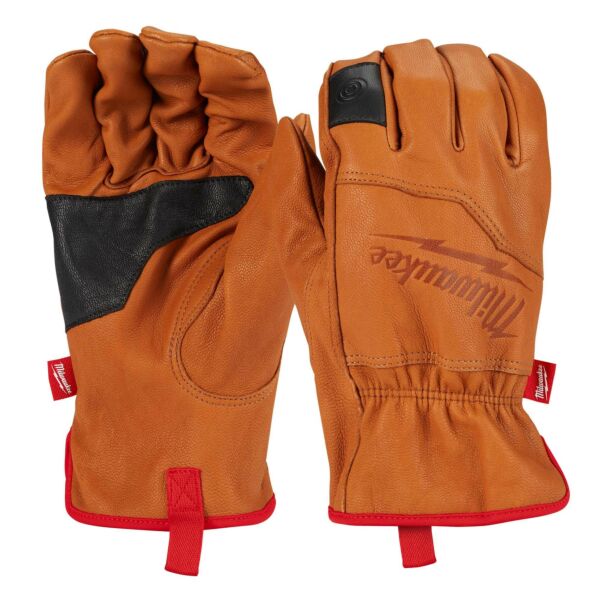 Buy Milwaukee Leather Gloves - 1 Pair - Medium by Milwaukee for only £19.85