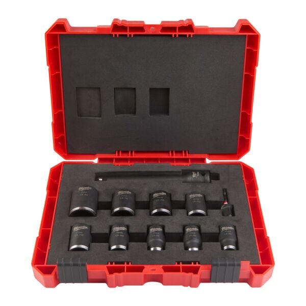 Buy Milwaukee 4932478290 3/8in Shockwave Impact Duty Socket Set 11pc by Milwaukee for only £56.94