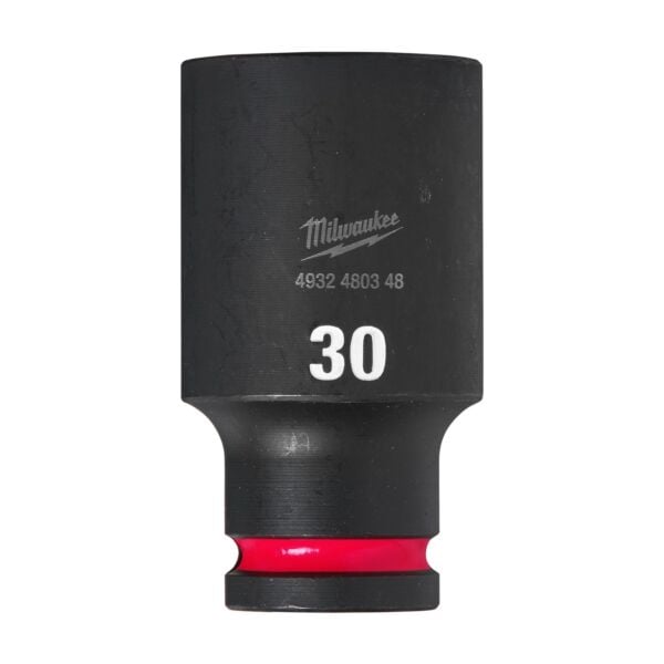 Buy Milwaukee 4932480348 1/2in Shockwave Impact Duty Deep Socket - 30mm by Milwaukee for only £8.39