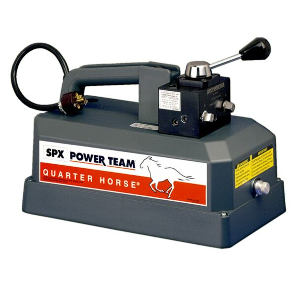 Buy Power Team PE104 25 Ton Quarter Horse Two-Speed Electric/Battery Pump - 220V - Double-Acting by SPX for only £1,018.18