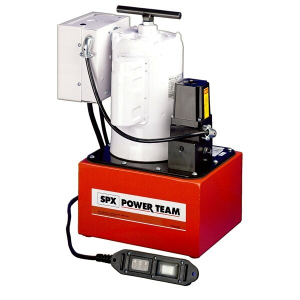 Buy Power Team PE462S Two-Speed Electric Hydraulic Pump - 0.6L/Min Single-Acting - 220V by SPX for only £3,278.22