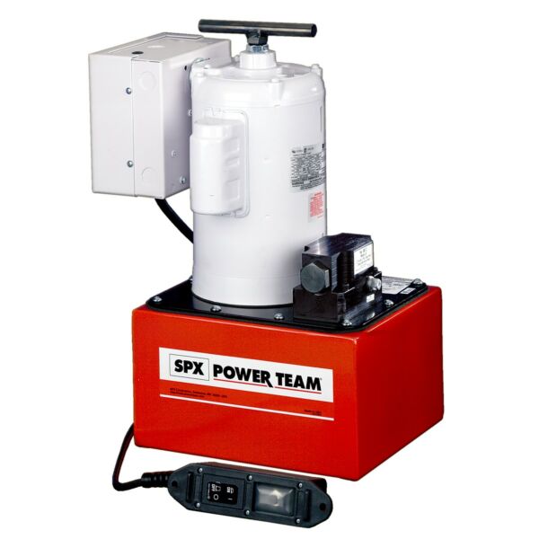Buy Power Team PE462 Two-Speed Electric Hydraulic Pump - 0.6L/Min Single-Acting 220V by SPX for only £2,055.86