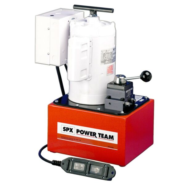 Buy Power Team PE464S Two-Speed Electric Hydraulic Pump - 0.6L/Min Double-Acting/multi-single-acting - 220V by SPX for only £4,302.07