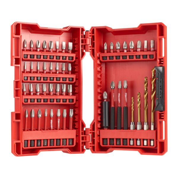 Buy Milwaukee 4932472057 Shockwave™ Impact Duty Bit Set - 49pk by Milwaukee for only £22.84